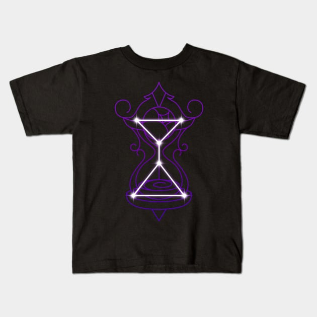 Tempus Fugit Constellation Kids T-Shirt by GachaSlave